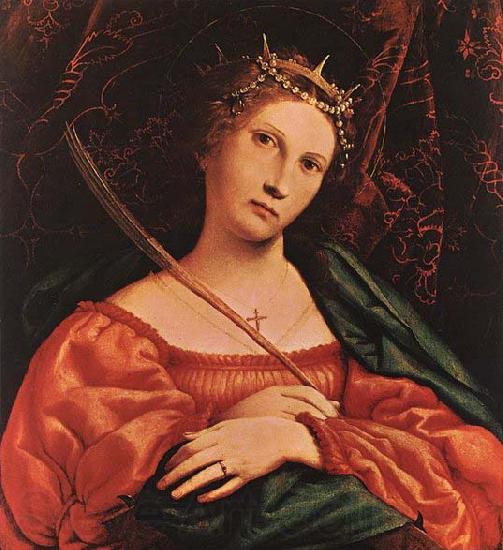Lorenzo Lotto St Catherine of Alexandria Germany oil painting art